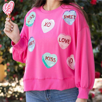 Millie Sweatshirt | Candy Hearts