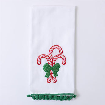 Candy Cane Tea Towel