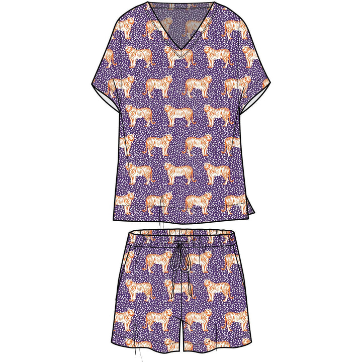 Alli Shorts Set | Clemson
