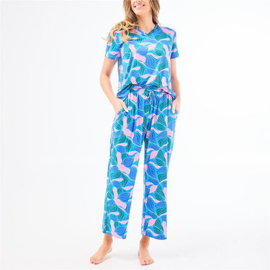 Alli Pant Set | Glow Over Blue