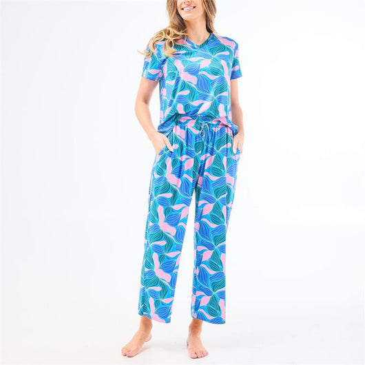 Alli Pant Set | Glow Over Blue
