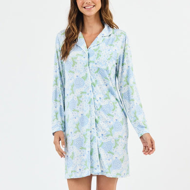 Nightshirt Charlotte Daisy Chain Blue XS