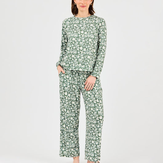 Pant Set Annie Painted Trillium Olive XS