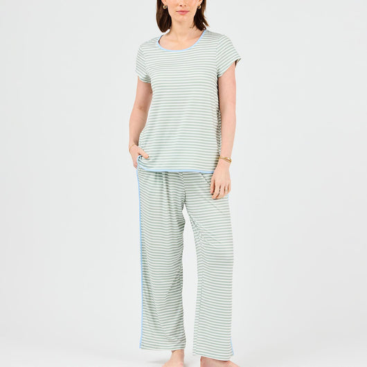 Pant Set Melody Green Stripe XS