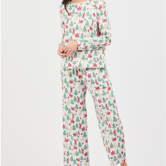 PJ Annie LSLP Tidings and Toile Multi XS