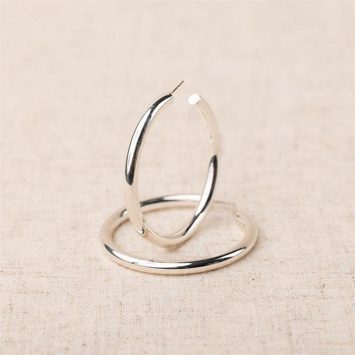 Stella Earrings | Shiny Silver