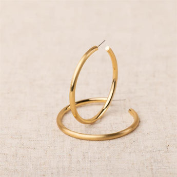 Salem Earrings | Brushed Gold