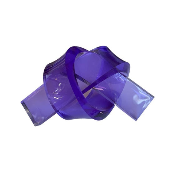 Acrylic Love Knot | Purple