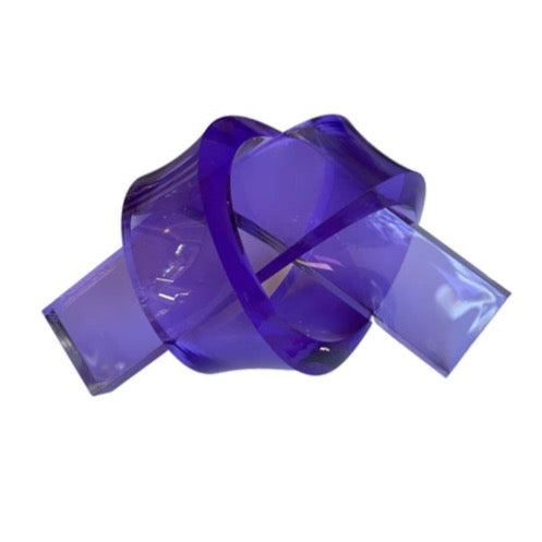 Large Acrylic Love Knot | Purple