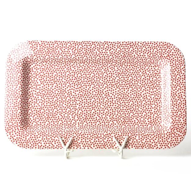 Mini Rectangular Platter | Red