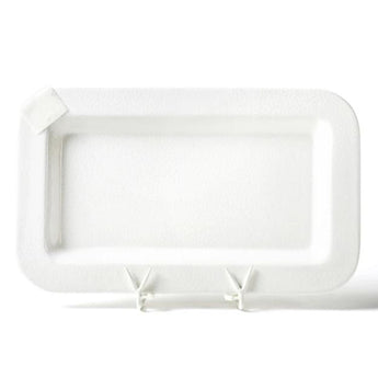 Mini Rectangular Platter | White