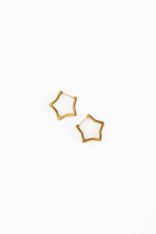 Star Hoop | Gold