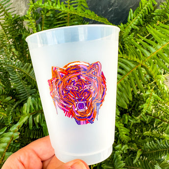 Clemson Frosted Cups