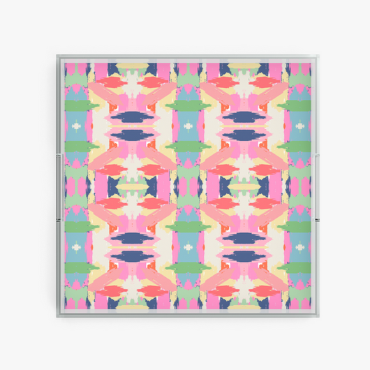 Mila Acrylic Tray | Pink Multi