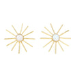 Moonstone Statement Sun Studs