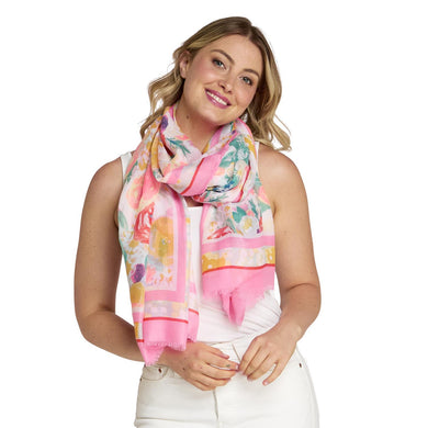 Flourish Scarf | Pink