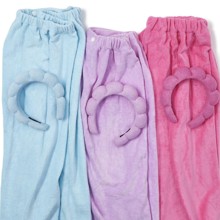 Headband and Towel Wrap Set