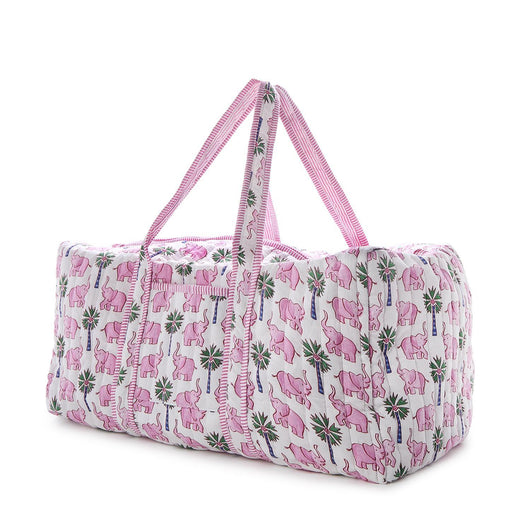 Elephant Quilted Weekender
