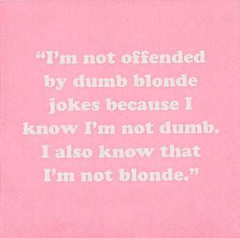 I'm Not Offended | Cocktail Napkins
