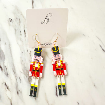 Nutcracker Earrings | Red