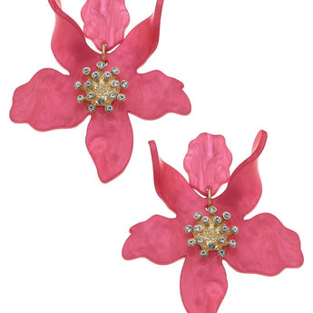 Chloe Earrings | Fuchsia