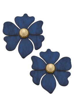 Sophie Earrings | Navy