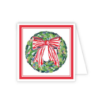 Lauren Dunn Holiday Enclosure Card | Wreath
