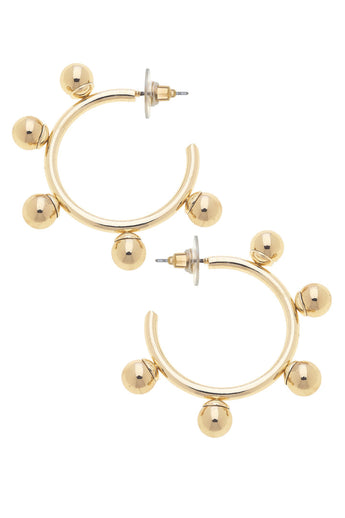 Allison Bead Hoops