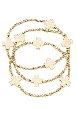 Macy Cross Bracelet Set