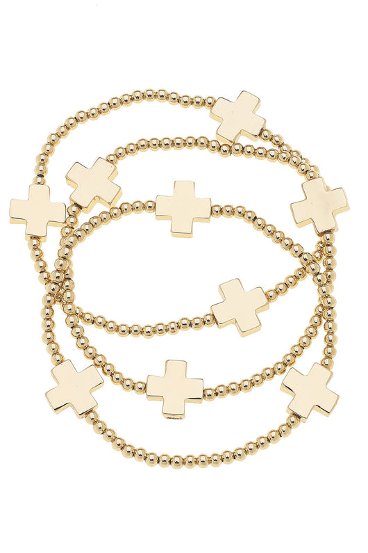 Macy Cross Bracelet Set