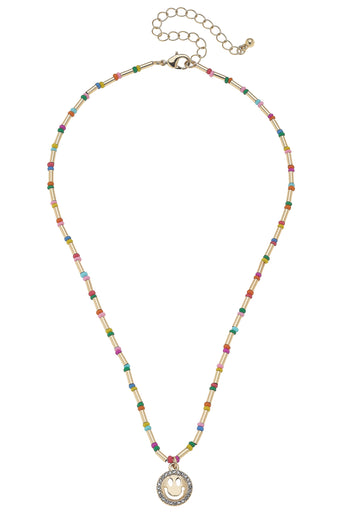 Izzy Smiley Face Necklace