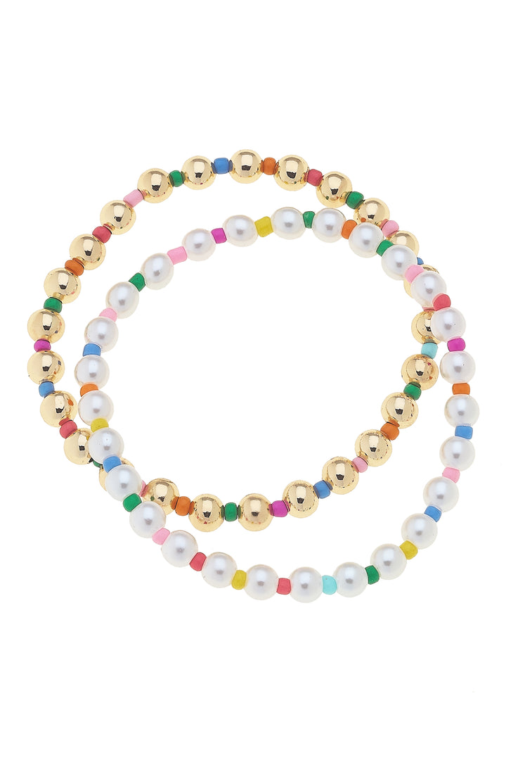 Luna Pearl & Rainbow Bracelets