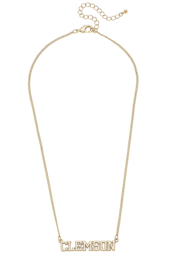 Clemson Varsity Necklace