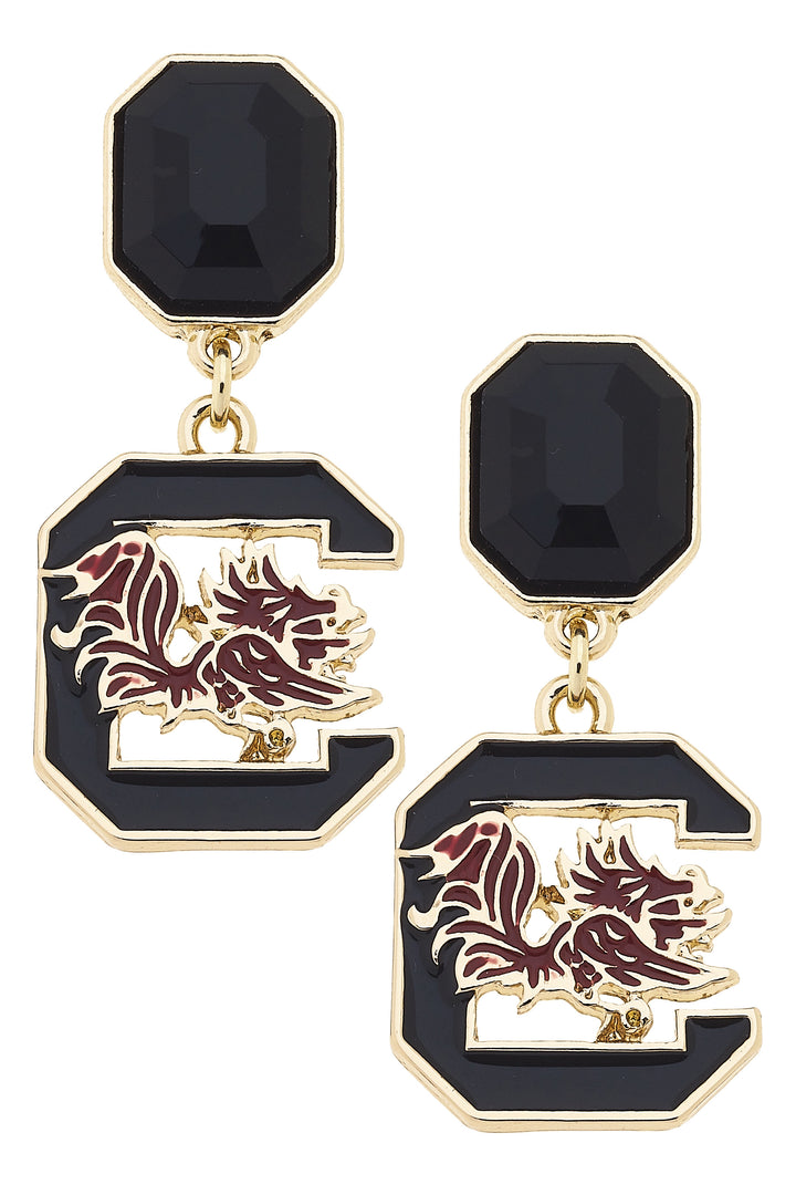 Gamecocks Rhinestone Earrings