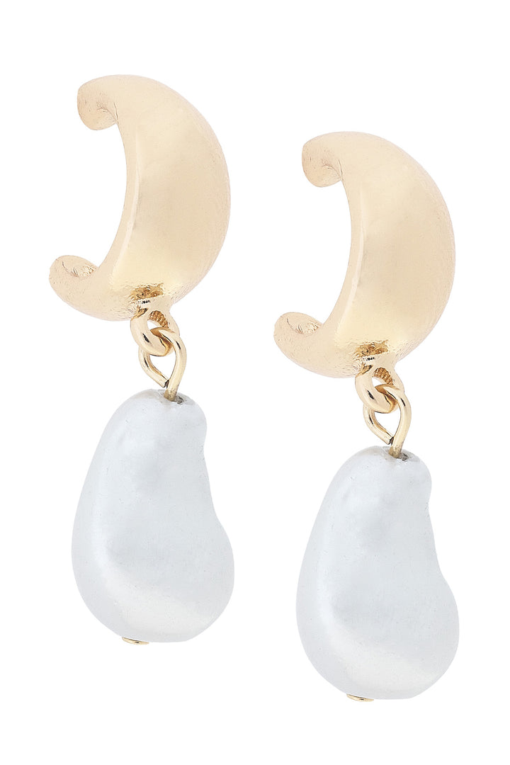 Sylvie Baroque Pearl Earrings