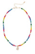Ruthie Rainbow Initial Necklace