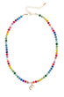 Ruthie Rainbow Initial Necklace