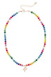 Ruthie Rainbow Initial Necklace
