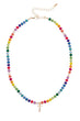 Ruthie Rainbow Initial Necklace