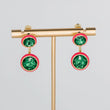 Maisson Wrap Earring | Pink/Green