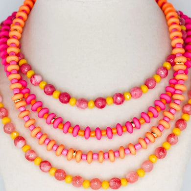 Calypso Necklace | Pink