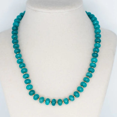 Sea Glass Necklace | Blue