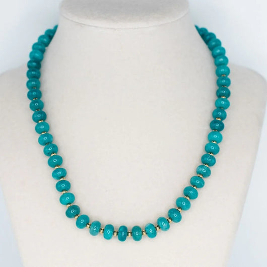 Sea Glass Necklace | Blue