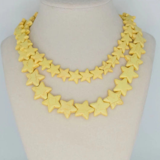 Sea Star Mini Necklace | Yellow