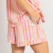 Sleep Shorts | Addie Stripe