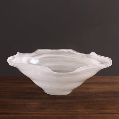 Alabaster Wave Bowl | White