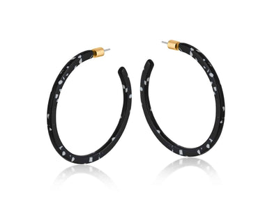 Marseille Thin Hoops | Black