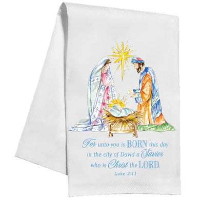 Holiday Kitchen Towel • Holy Family Scripture
