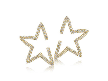 Sylvie Gold Star Earrings