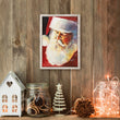 Mini Framed Canvas | Sleeping Santa